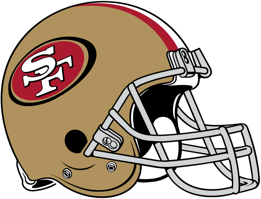 San Francisco 49ers 2009-Pres Helmet Logo iron on transfers for fabric